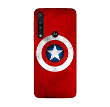 Captain America Mobile Back Case for Moto G8 Plus (Design - 249)