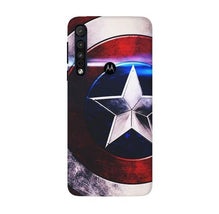 Captain America Shield Mobile Back Case for Moto G8 Plus (Design - 250)