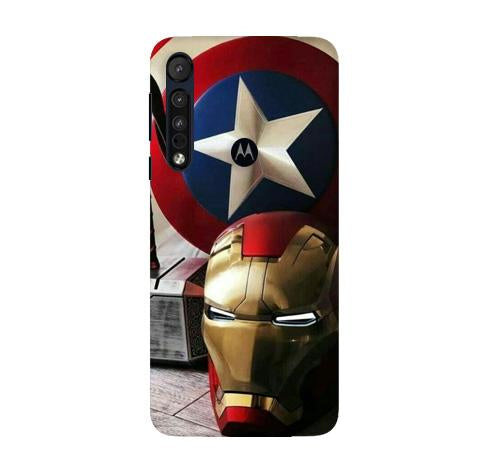 Ironman Captain America Case for Moto G8 Plus (Design No. 254)