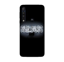 Girl Boss Black Mobile Back Case for Moto G8 Plus (Design - 268)