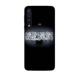 Girl Boss Black Case for Moto G8 Plus (Design No. 268)