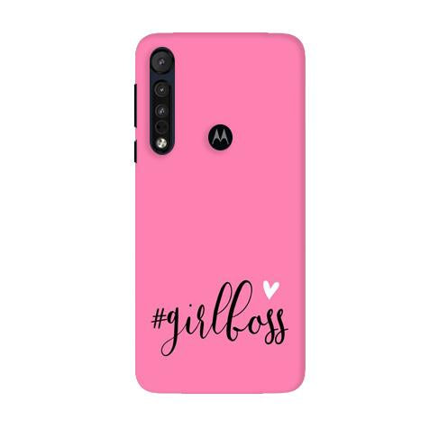 Girl Boss Pink Case for Moto G8 Plus (Design No. 269)