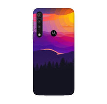 Sun Set Mobile Back Case for Moto G8 Plus (Design - 279)