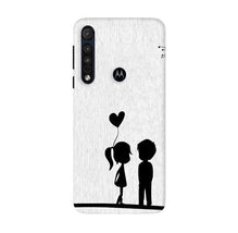 Cute Kid Couple Mobile Back Case for Moto G8 Plus (Design - 283)