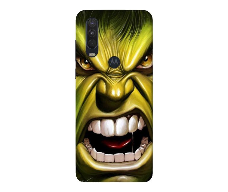 Hulk Superhero Case for Moto One Action  (Design - 121)