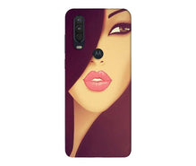 Girlish Mobile Back Case for Moto One Action  (Design - 130)