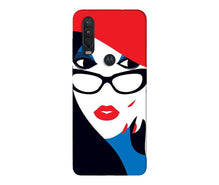 Girlish Mobile Back Case for Moto One Action  (Design - 131)