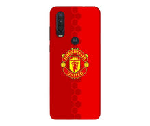 Manchester United Mobile Back Case for Moto One Action  (Design - 157)