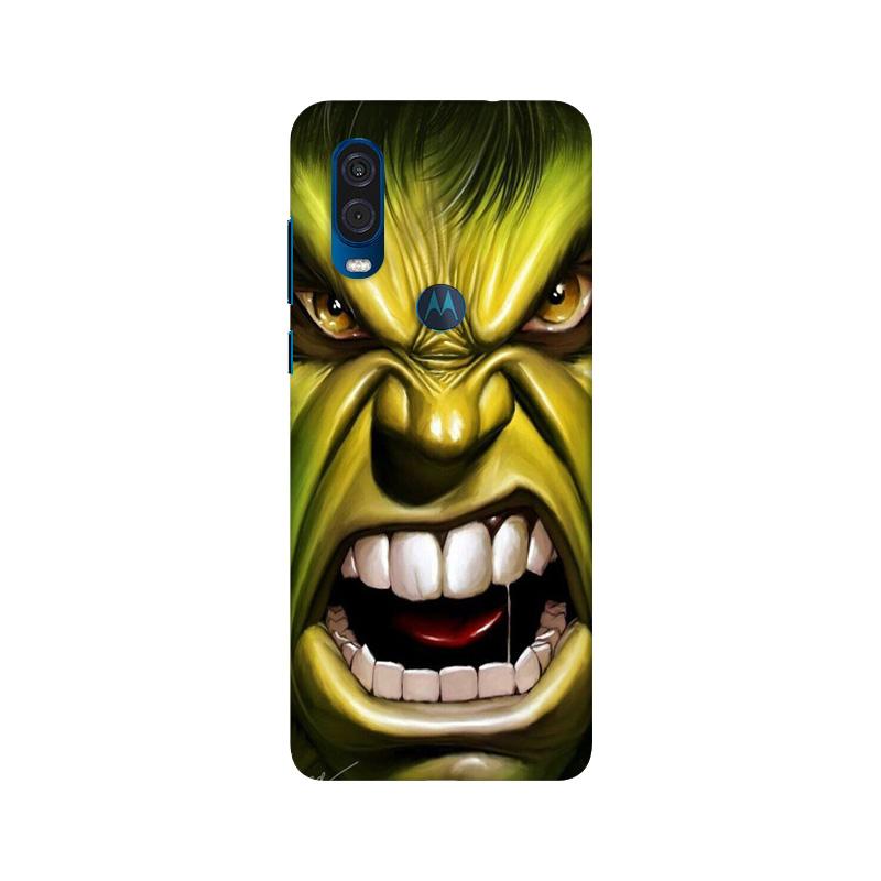 Hulk Superhero Case for Moto One Vision  (Design - 121)