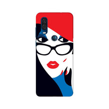 Girlish Mobile Back Case for Moto One Vision  (Design - 131)