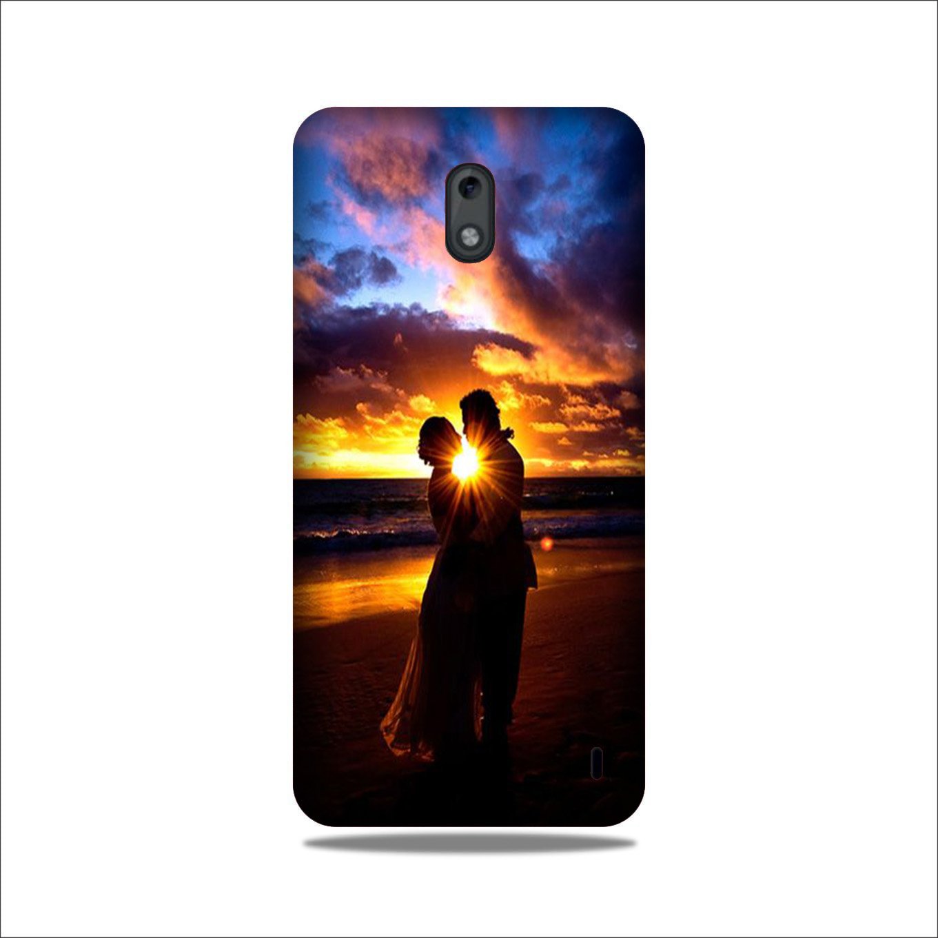 Couple Sea shore Case for Nokia 2.2