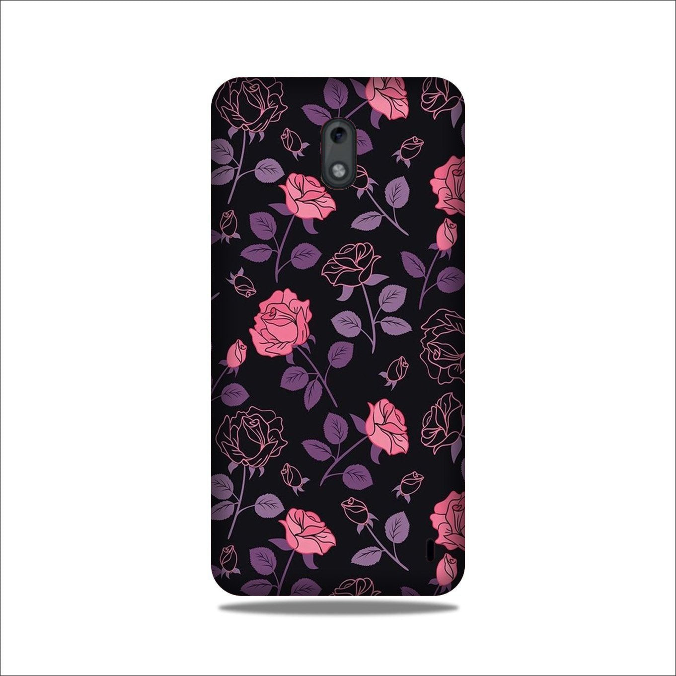 Rose Black Background Case for Nokia 2.2