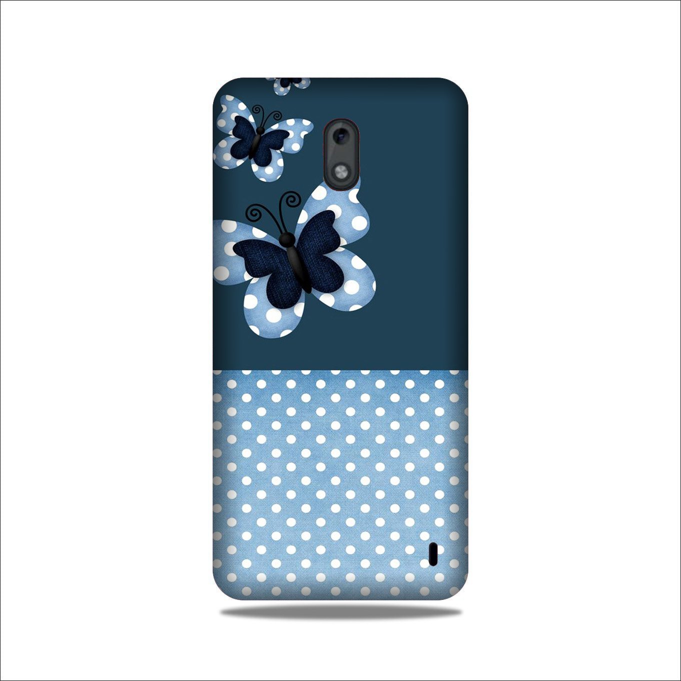 White dots Butterfly Case for Nokia 2.2