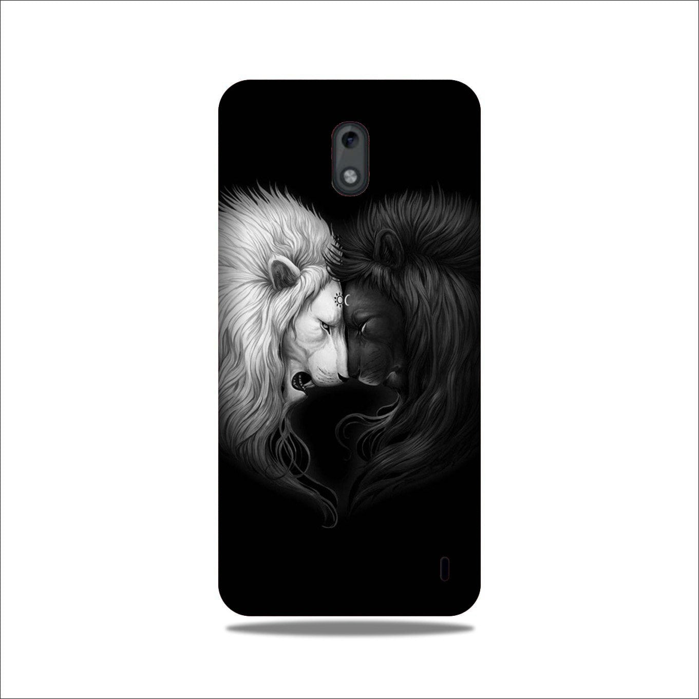 Dark White Lion Case for Nokia 2.2(Design - 140)