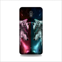 Wolf fight Case for Nokia 2.2 (Design No. 221)