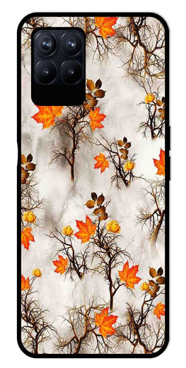 Autumn leaves Metal Mobile Case for Realme Narzo 50 50   (Design No -55)