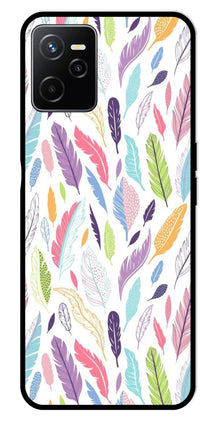 Colorful Feathers Metal Mobile Case for Realme Narzo 50A