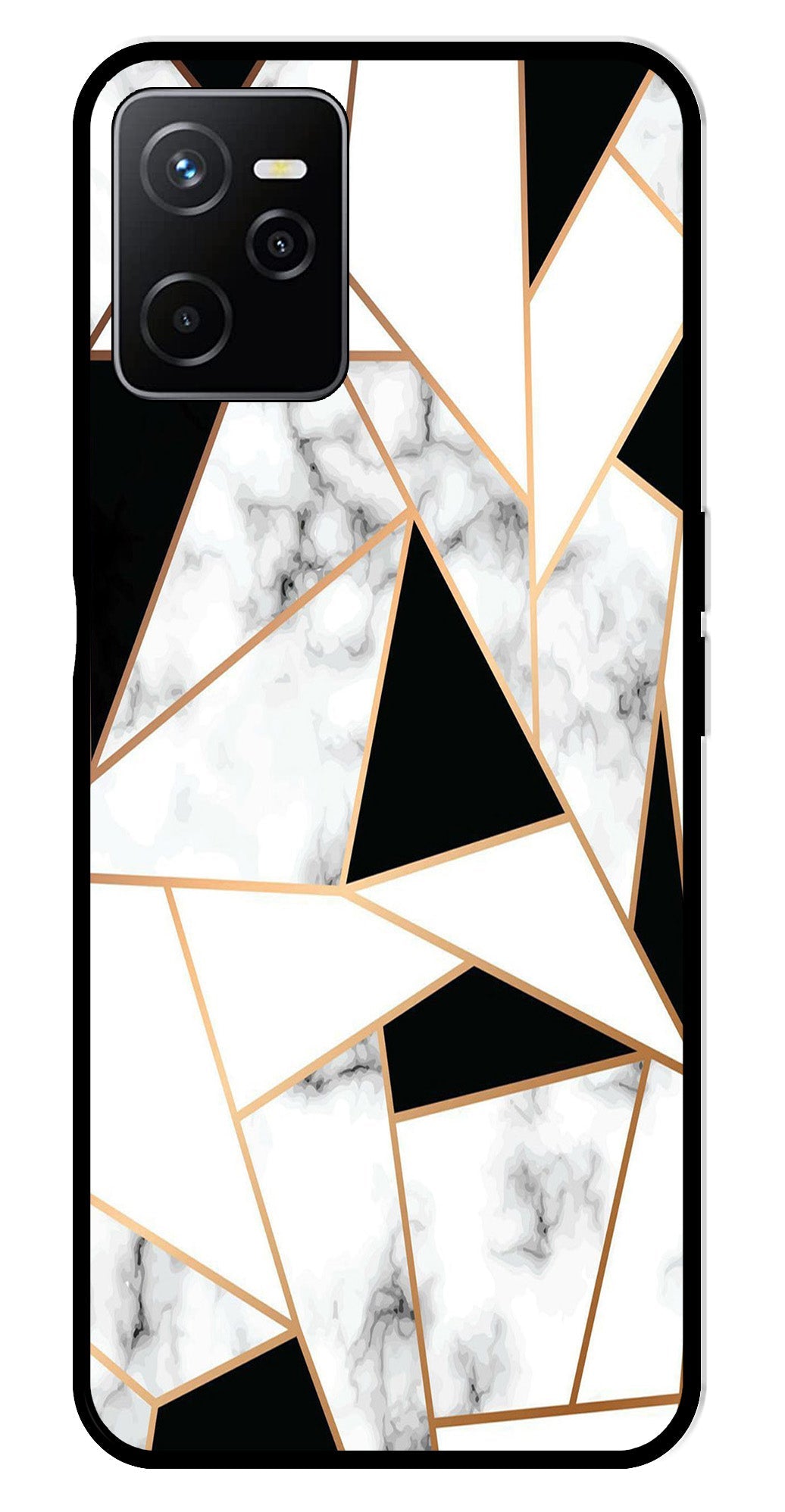 Marble Design2 Metal Mobile Case for Realme Narzo 50A   (Design No -08)