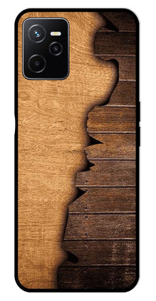 Wooden Design Metal Mobile Case for Realme Narzo 50A