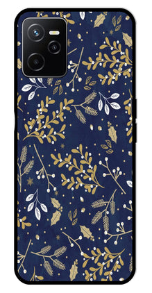 Floral Pattern  Metal Mobile Case for Realme Narzo 50A