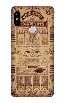 Hogwarts Mobile Back Case for Mi A2  (Design - 304)