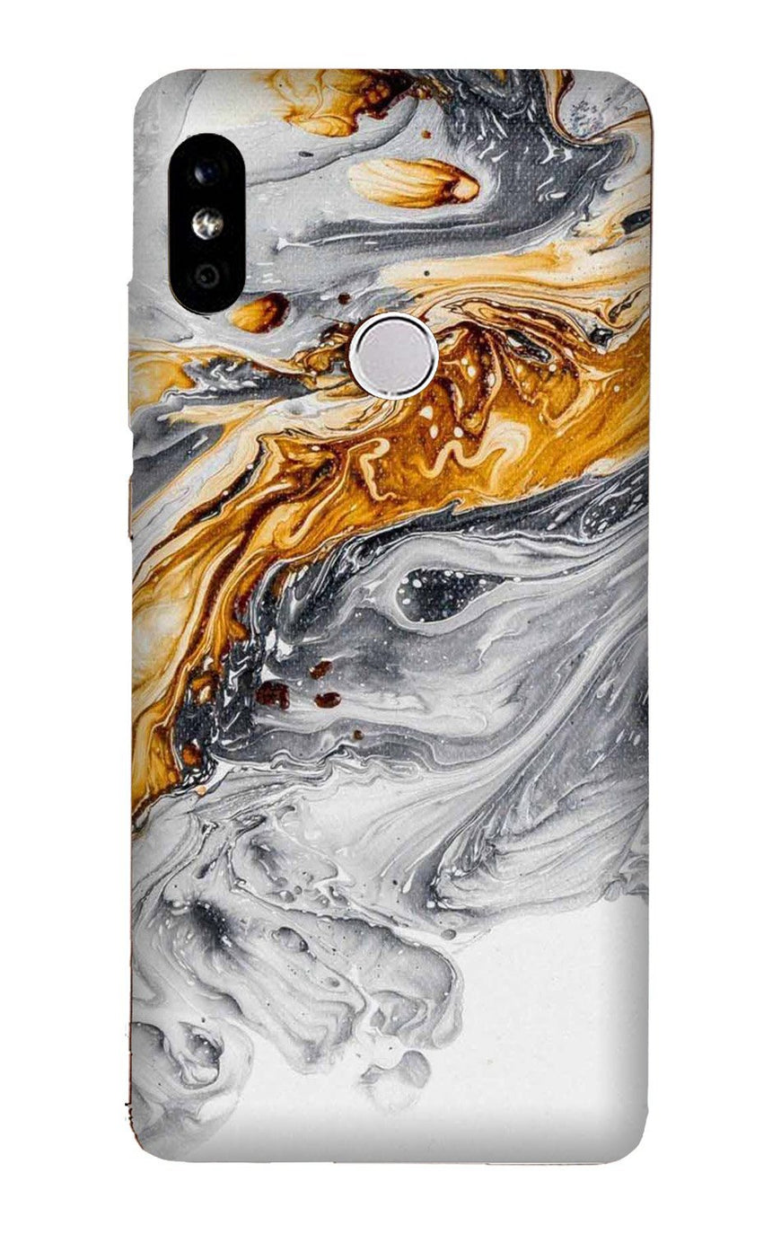 Marble Texture Mobile Back Case for Mi A2  (Design - 310)