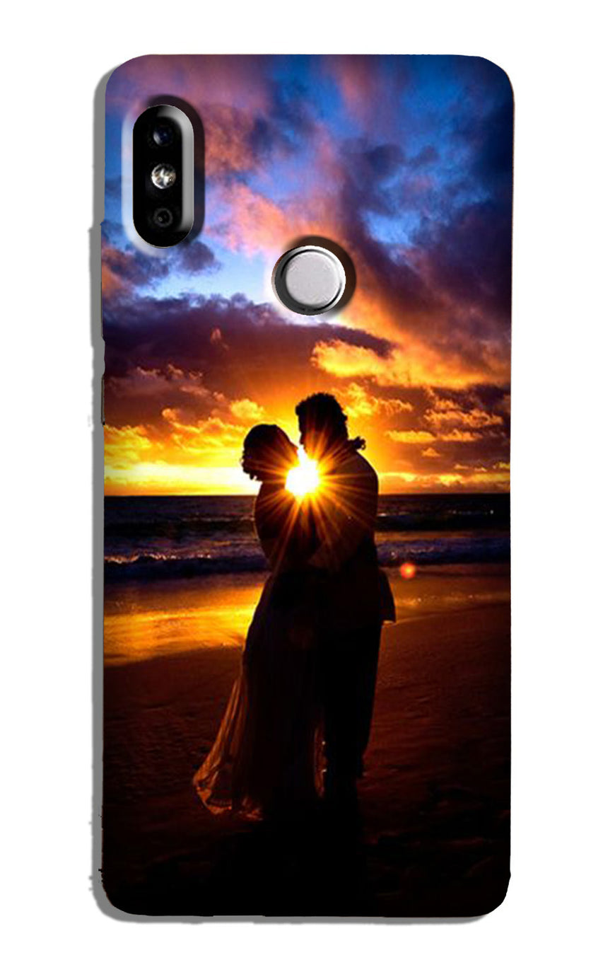 Couple Sea shore Case for Redmi 6 Pro