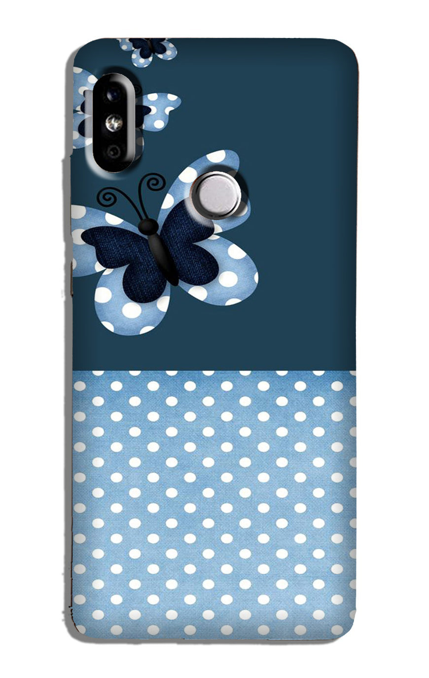 White dots Butterfly Case for Mi A2