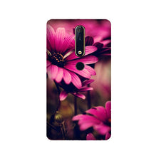 Purple Daisy Mobile Back Case for Nokia 6.1 2018 (Design - 65)