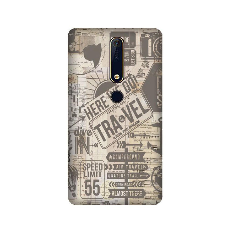 Travel Case for Nokia 6.1 (2018)  (Design - 104)