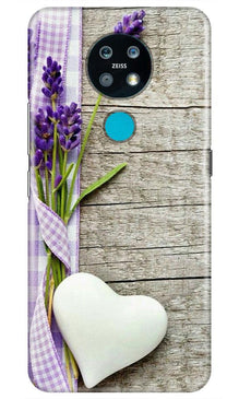 White Heart Case for Nokia 7.2 (Design No. 298)