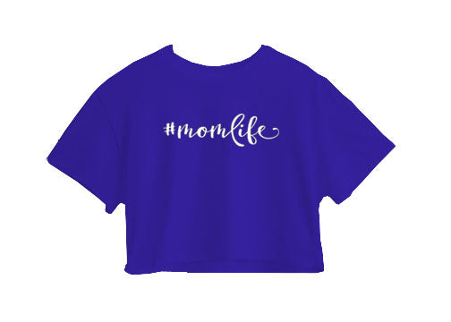 #Momlife Crop Top