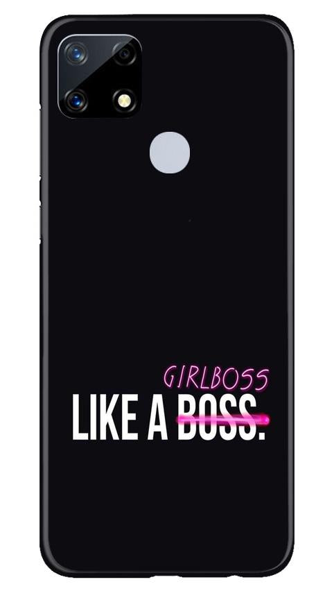 Like a Girl Boss Case for Realme Narzo 20 (Design No. 265)