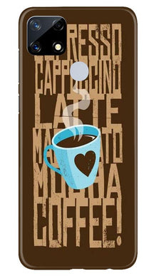 Love Coffee Mobile Back Case for Realme Narzo 20 (Design - 351)