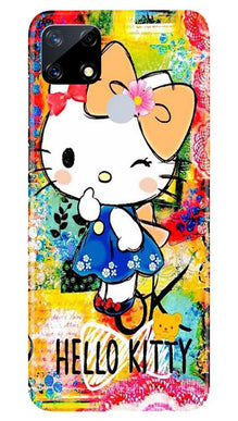 Hello Kitty Mobile Back Case for Realme Narzo 20 (Design - 362)