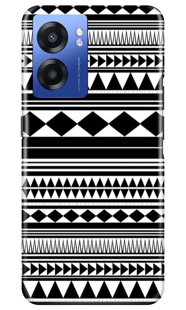 Black white Pattern Case for Realme Narzo 50 5G