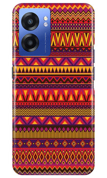 Zigzag line pattern2 Mobile Back Case for Realme Narzo 50 5G (Design - 10)