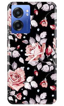 Pink rose Mobile Back Case for Realme Narzo 50 5G (Design - 12)