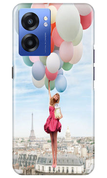 Girl with Baloon Mobile Back Case for Realme Narzo 50 5G (Design - 84)