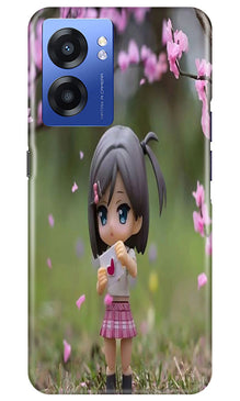 Cute Girl Mobile Back Case for Realme Narzo 50 5G (Design - 92)