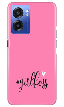 Girl Boss Black Mobile Back Case for Realme Narzo 50 5G (Design - 237)