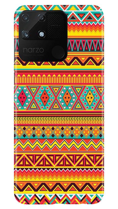 Zigzag line pattern Case for Realme Narzo 50A