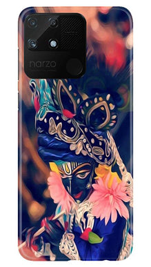 Lord Krishna Mobile Back Case for Realme Narzo 50A (Design - 16)