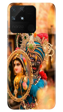 Lord Krishna5 Mobile Back Case for Realme Narzo 50A (Design - 20)