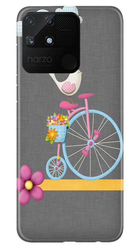 Sparron with cycle Case for Realme Narzo 50A