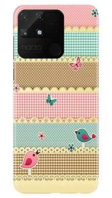 Gift paper Mobile Back Case for Realme Narzo 50A (Design - 38)