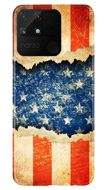 United Kingdom Mobile Back Case for Realme Narzo 50A (Design - 52)