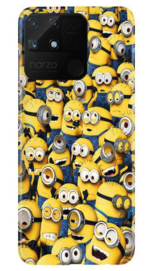 Minions Mobile Back Case for Realme Narzo 50A  (Design - 126)