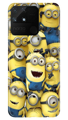 Minions Mobile Back Case for Realme Narzo 50A  (Design - 127)