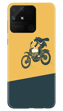 Bike Lovers Mobile Back Case for Realme Narzo 50A (Design - 256)